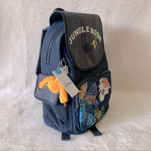 NWT Limited Kipling x Disney Into the Jungle D City Backpack - Picture 4 of 13